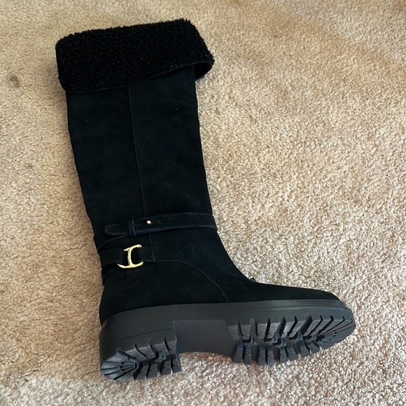 Ralph Lauren genuine suede over-the-knee boots. Size 7.5. Tags still attached - Picture 3 of 8